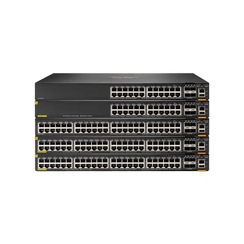 HPE Aruba 6200M 36G 12SR5 Class6 PoE 4SFP+ Switch - Commutateur - distance max. d'empilage de 10 km - C3 - G... (R8Q71A)_1